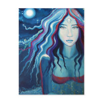 Goddess Postcard - "Electric Moon" postcards