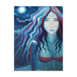 Goddess Postcard - "Electric Moon"