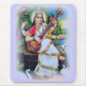 GODDESS SARASWATI Mother of the Veda mousepads