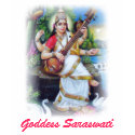 GODDESS SARASWATI Mother of the Veda t-shirts