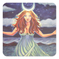 Goddess Sticker - 'Queen Of The Tides' stickers