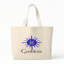 Goddess Sun and Stars Canvas Bag