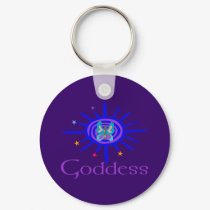 Goddess Sun and Stars keychains