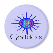 Goddess Sun and Stars Magnet