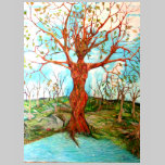 Goddess Tree Figure in Autumn Spiritual Painting t-shirts