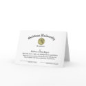 Goddess University Diploma Customizable cards