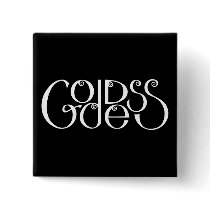 Goddess white Button