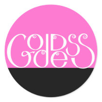 Goddess white Sticker