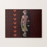 Goddess With Hearts Jigsaw Puzzles