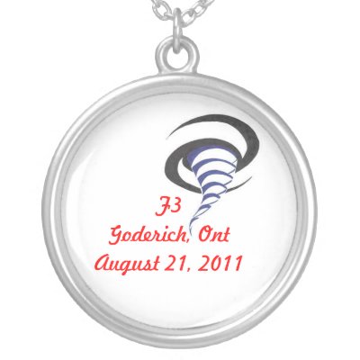 Goderich Tornado Necklace by HuronCountyBound