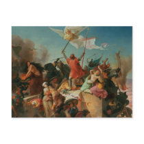 Godfrey de Bouillon, French Crusader Postcard