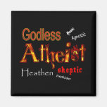 Godless Atheist Refrigerator Magnets