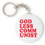 Godless Communist keychains