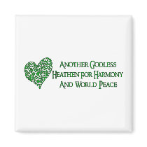 Godless For World Peace Magnet