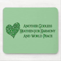 Godless For World Peace Mouse Mats
