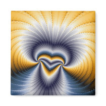 Godless - Fractal Refrigerator Magnet