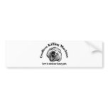 GODLESS KILLING MACHINE BUMPER STICKER