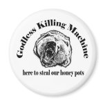 GODLESS KILLING MACHINE REFRIGERATOR MAGNET