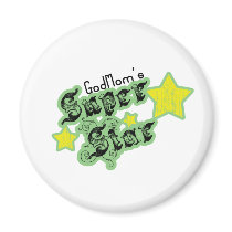 GodMom's Super Star magnets by MotherandFatherGifts GodMom's Super Star magnets
