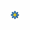 Godmother Blue Flower Embroidered Shirt embroidered shirts