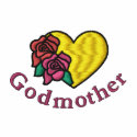 Godmother Heart and Roses Embroidered Shirt embroidered shirts