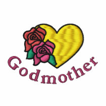 Godmother Heart and Roses Embroidered Shirt embroidered shirts