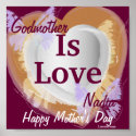Godmother Is Love Poster-Customize posters