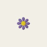 Godmother Purple Flower Embroidered Shirt