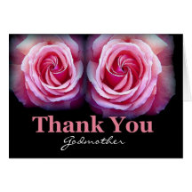 GODMOTHER  - Wedding Thank You Greeting Card