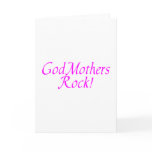 GodMothers Rock Pink Greeting Cards