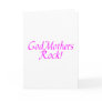 GodMothers Rock Pink Greeting Cards