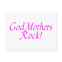 GodMothers Rock Pink Post Cards
