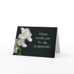 Godparents Invitation Card