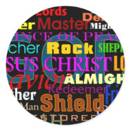 God's Attributes sticker