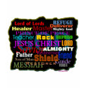God's Attributes t-shirts