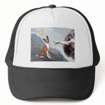 God's Basenji Mesh Hat