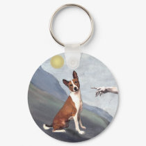 God's Basenji keychains by masterpiecedogs God's Basenji keychains