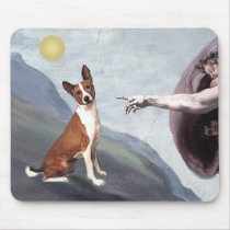 God's Basenji Mousepads