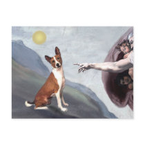God's Basenji Postcard