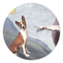 God's Basenji stickers by masterpiecedogs God's Basenji stickers