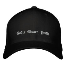 God's Chosen Youth embroidered hats