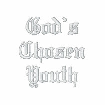God's Chosen Youth embroidered shirts