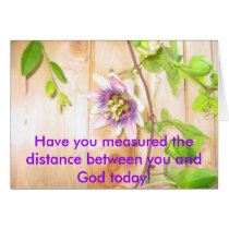 God's Distance H Card cards