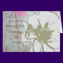 "Gods Garden" Digital Collage cards