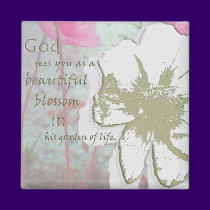 "Gods Garden" Digital Collage magnets