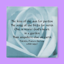 God's Garden Poem - magnet by Horseshoes3 God's Garden Poem - magnet