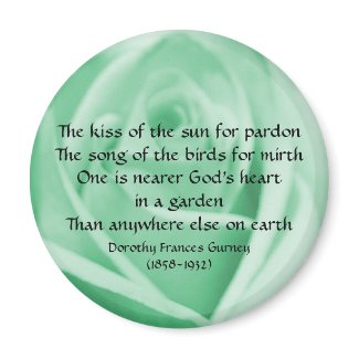 God's Garden Poem - magnet magnet