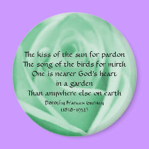 God's Garden Poem - magnet by Horseshoes3 God's Garden Poem - magnet