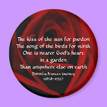 God's Garden Poem - magnet magnets