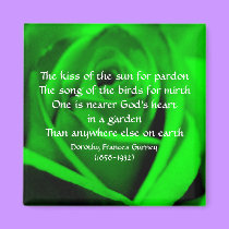 God's Garden Poem - magnet by Horseshoes3 God's Garden Poem - magnet